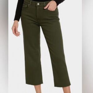 L'Agence Wanda Jean Size 28 Balsam - Olive Green, Wide Leg, High Rise - updated